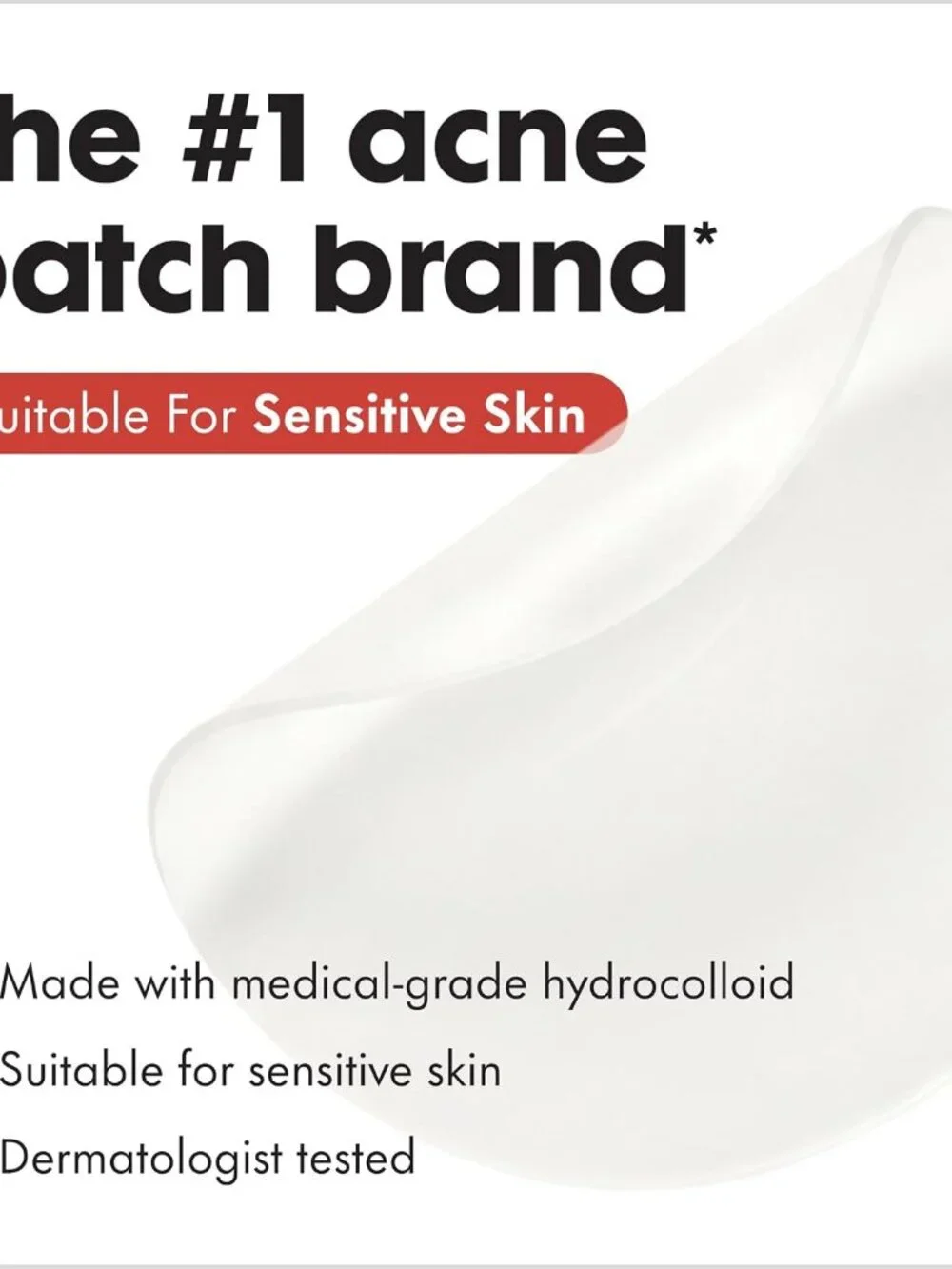 Mighty Patch Hero Cosmetics Original Nighttime Acne Pimple Patches, 36 Ct